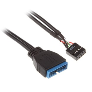 Adaptador Interno USB 2.0 para conector USB 3.0. SilverStone G11303050-RT