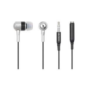 EARPHONES A4TECH – METALIC SILVER – MK-650S – NEW