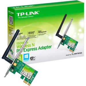 Placa Rede PCIe Wireless TP-Link 150Mbps - TL-WN781ND