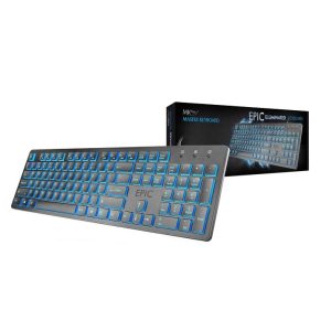 TECLADO MKPLUS SLIM ILUMINADO, USB - TG8120EPIC
