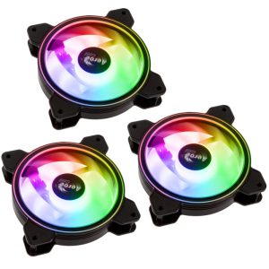 Aerocool Saturn 12F Pro ARGB Pack 3 com Controlador - 120mm